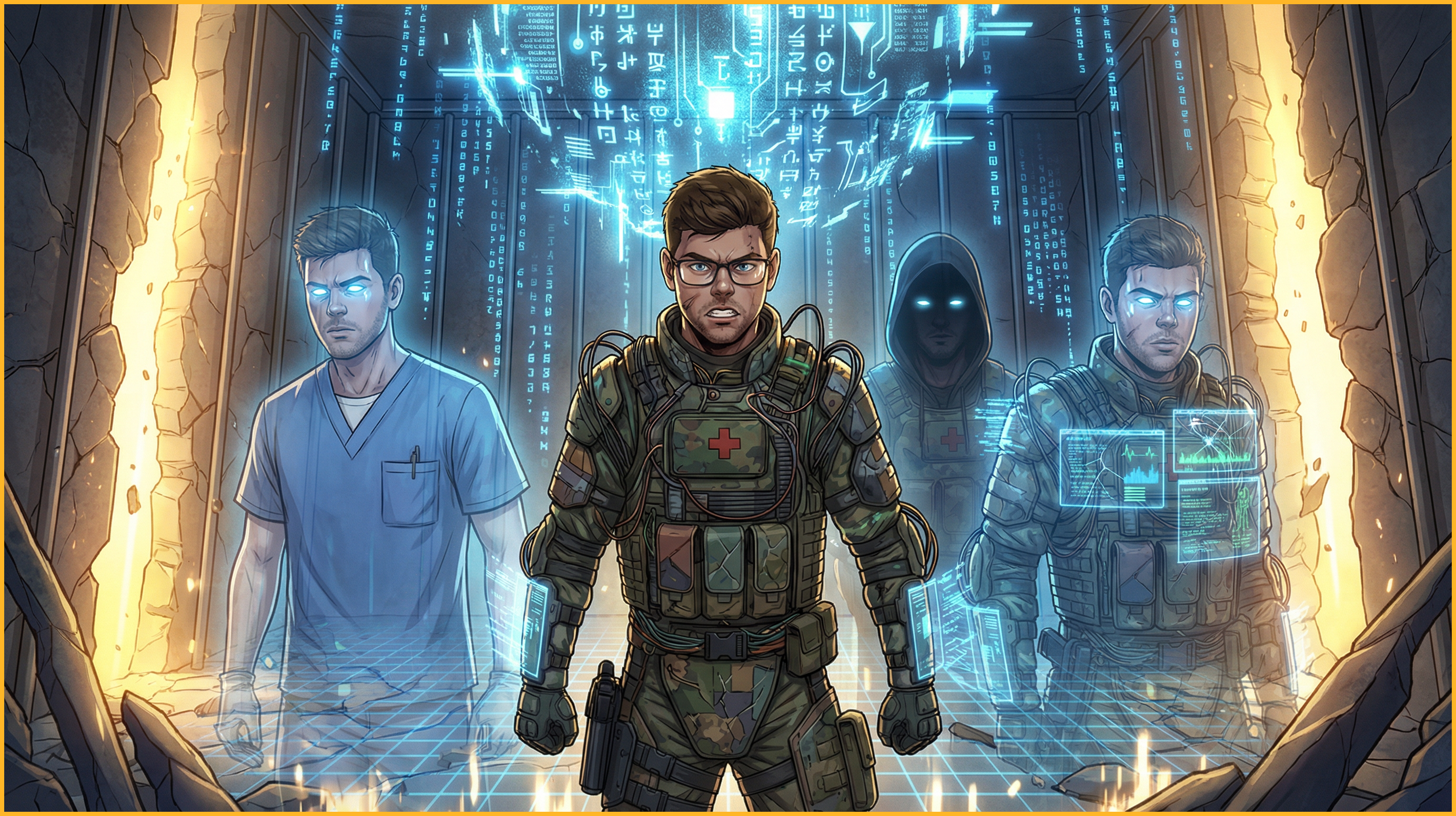 Doc Seraph Mercer confronts his fragmented consciousness